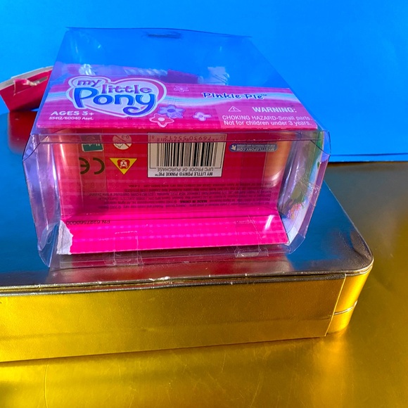 MY LITTLE PONY G3 VTG 2003 GLITTER CELEBRATION WAVE 1 PINKIE PIE w/CHARM & BRUSH - Picture 14 of 16